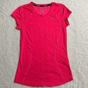 Nike Women's Dri-Fit Running Top Pink. Size XS.